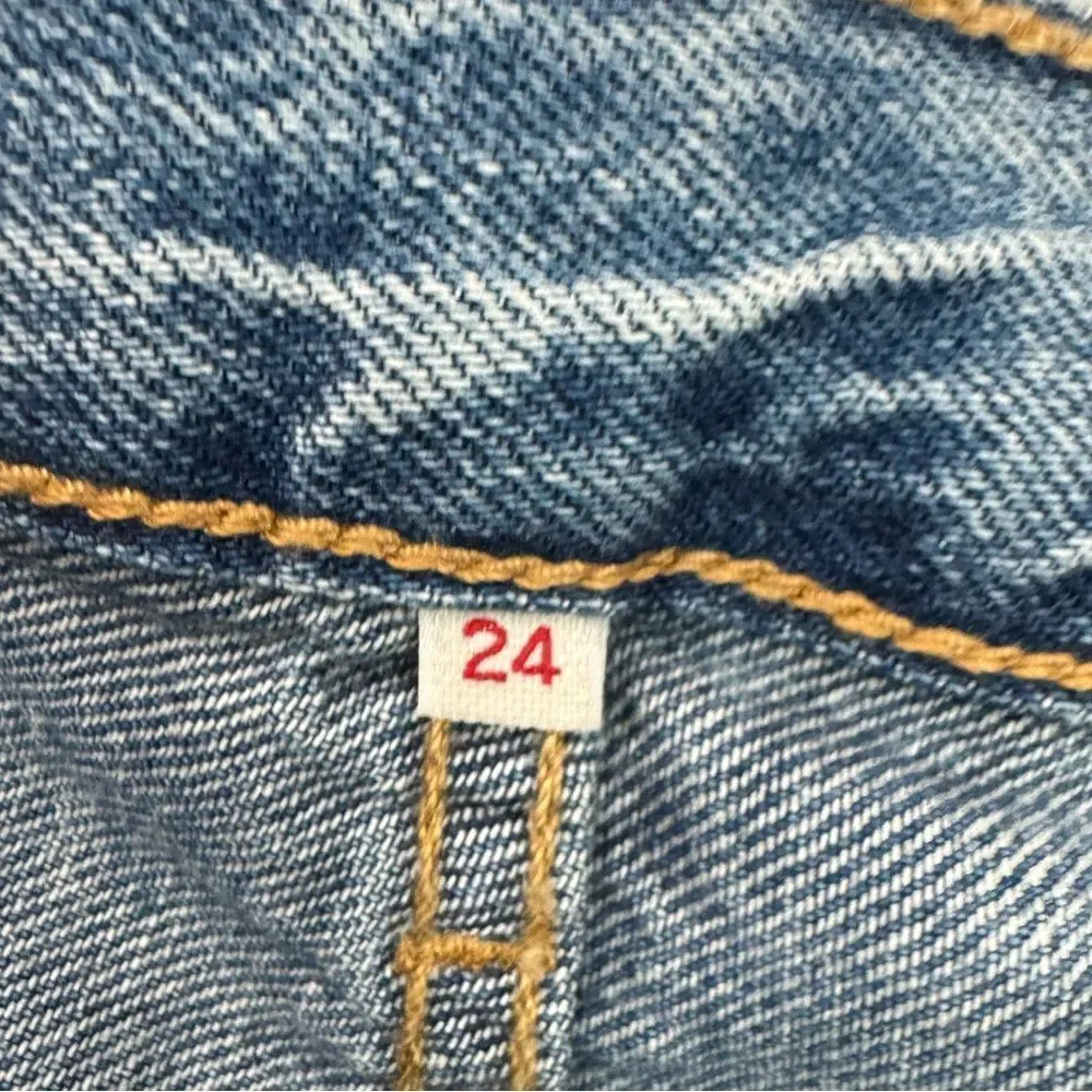 LEVI’S ANKLE COLUMN SKIRT in Vintage Blue